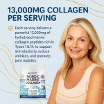 Nordic Marine Collagen Powder - 100% Pure Hydrolysed Collagen - 400g | 30 Servings - Image 3