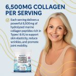 Nordic Marine Collagen Powder - 100% Pure Hydrolysed Collagen - 240g | 36 Servings - Image 5